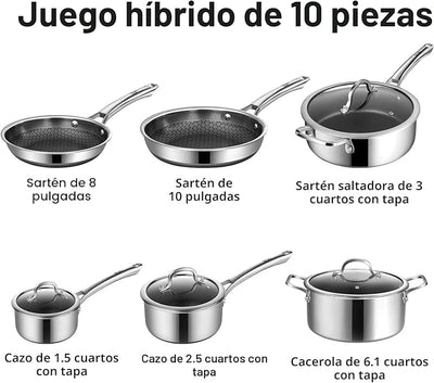 Juego de cacerolas Lumara
